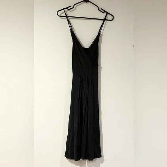 Theory Black Spaghetti Strap Dress - Picture 2 of 10